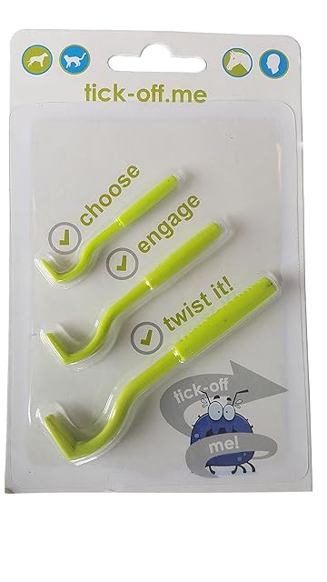 tick-off Tick Remover Twister para mascotas perros gatos caballos personas