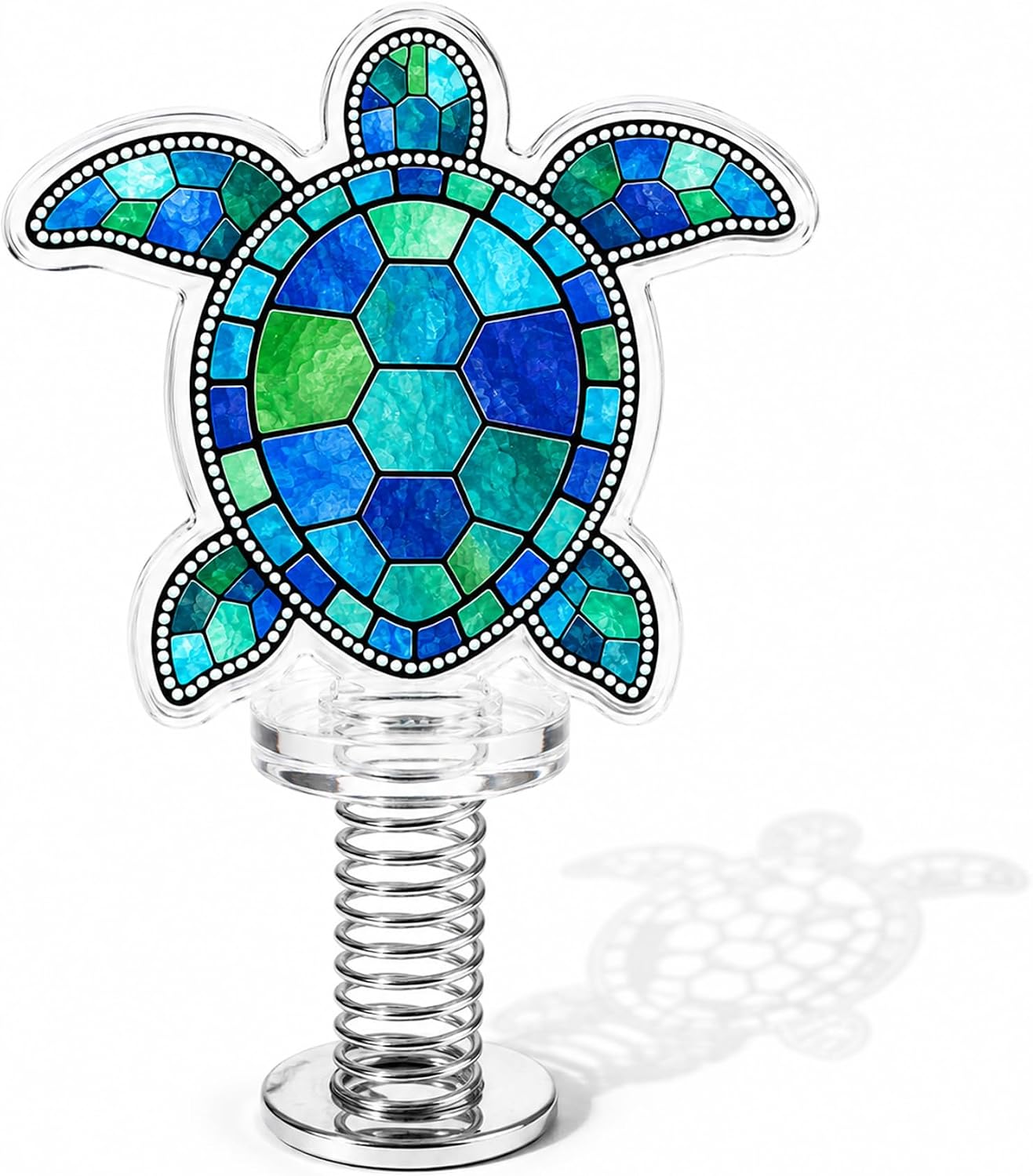 Sea Turtle Spring Car Dashboard Ornament Cute Wobbly Interior Decor