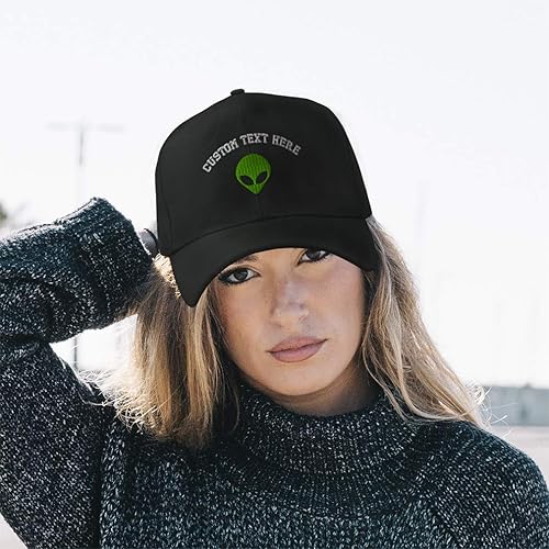 Miniatura 3 de Gorra de béisbol personalizada Alien A Bordado Sombreros de acrílico para hombres y mujeres