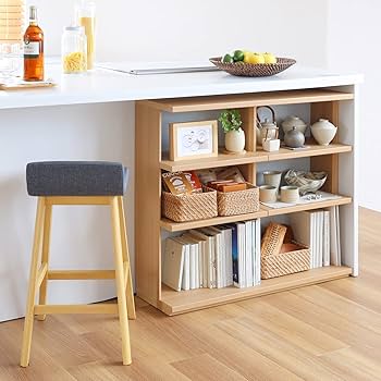 Amazon|白井産業 カウンター下収納 オープンラック 棚 木製 Amazon|白井産業 カウンター下収納 オープンラック 棚 木製