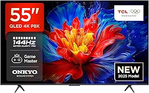 TCL 55P8K QLED TV 4K 55″ Google TV Dolby Vision