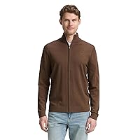 TOM TAILOR 1047571 Maglione Cardigan, 38678-Dark Taupe Melange