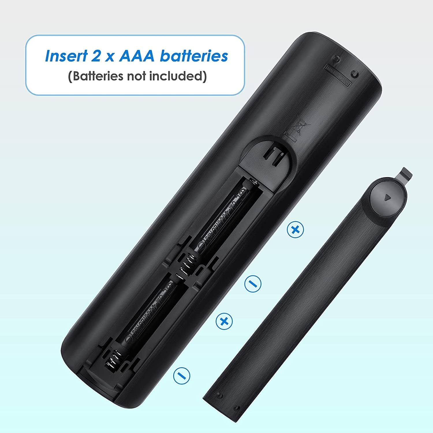 Battery installation for BOMAZ Replacement Remote Control