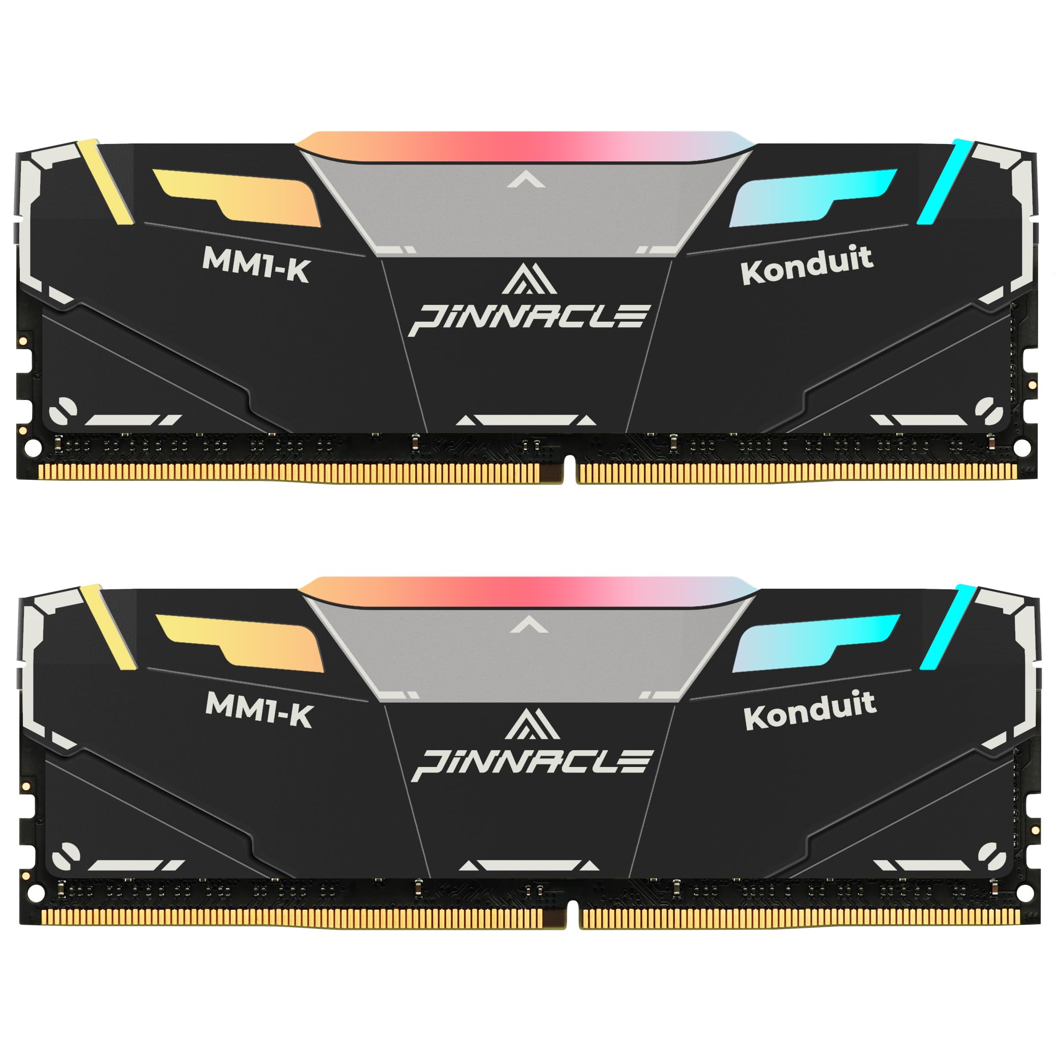 Timetec Pinnacle Konduit RGB 16GB KIT(2x8GB) DDR4 3200MHz PC4-25600 CL16-18-18-38 XMP2.0 Overclocking 1.35V Compatible for AMD and Intel Desktop Gaming PC Memory Module RAM - Black-image-5
