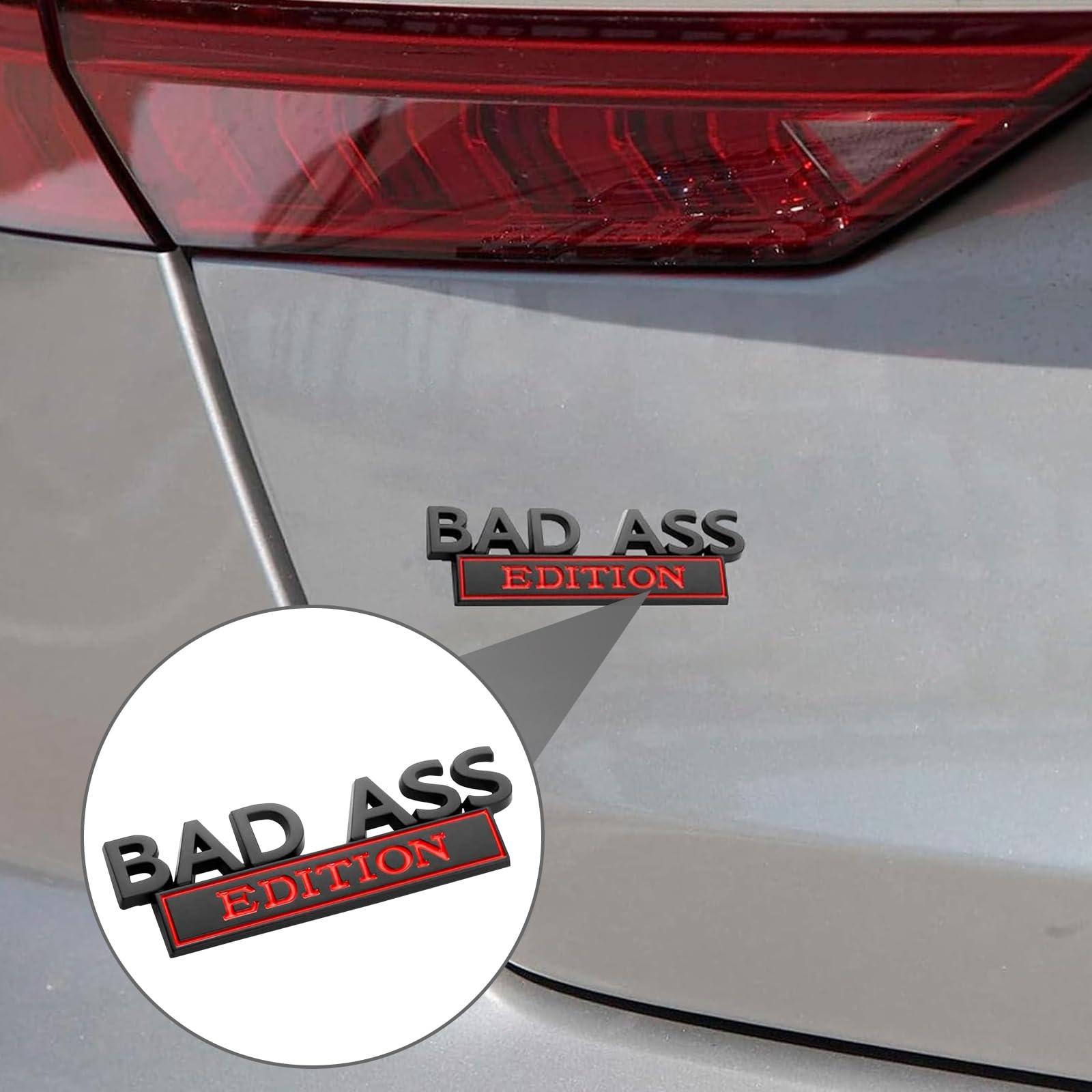 Snapklik.com : Car Bad Ass Edition Emblem, Car Exterior Emblems Badge ...