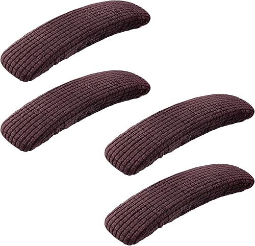 Vista 25 de SARAFLORA Funda para silla de oficina, elástica, resistente a las manchas, de elastano, para silla de computadora, para sillas de escritorio, brazo