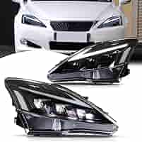 Amazon.com: HCMOTIONZ HCmotion Headlights for Lexus IS250