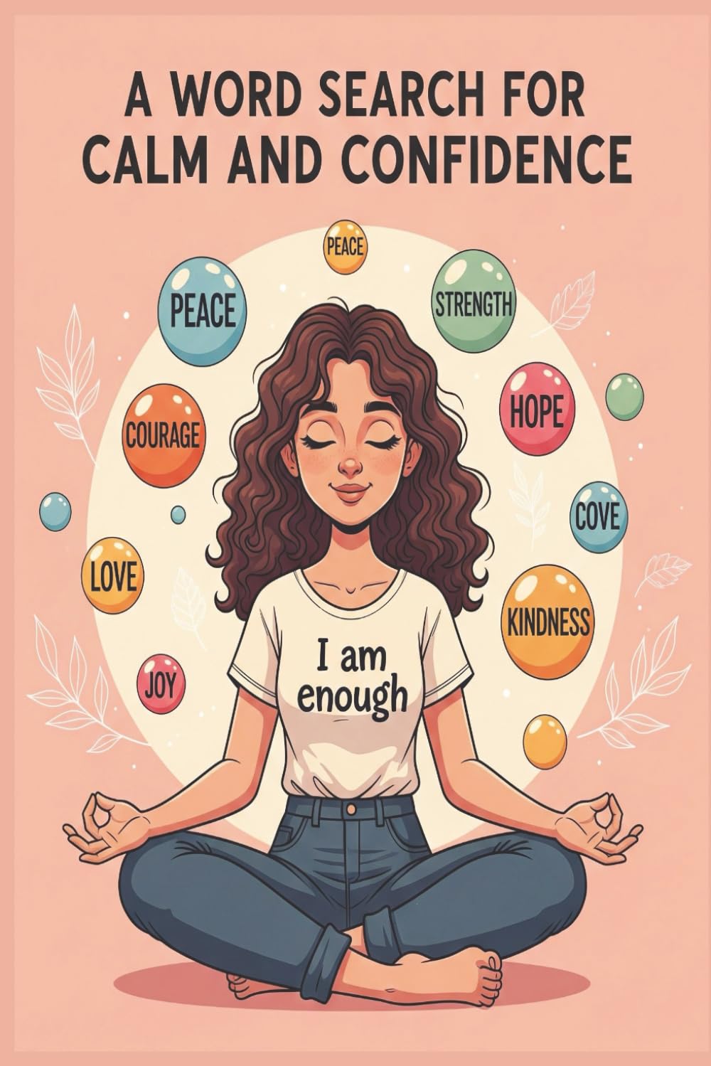 A word search for calm and confidence: Word puzzles for teenage girls and adults, relaxing mind; reducing anxiety; words of affirmation