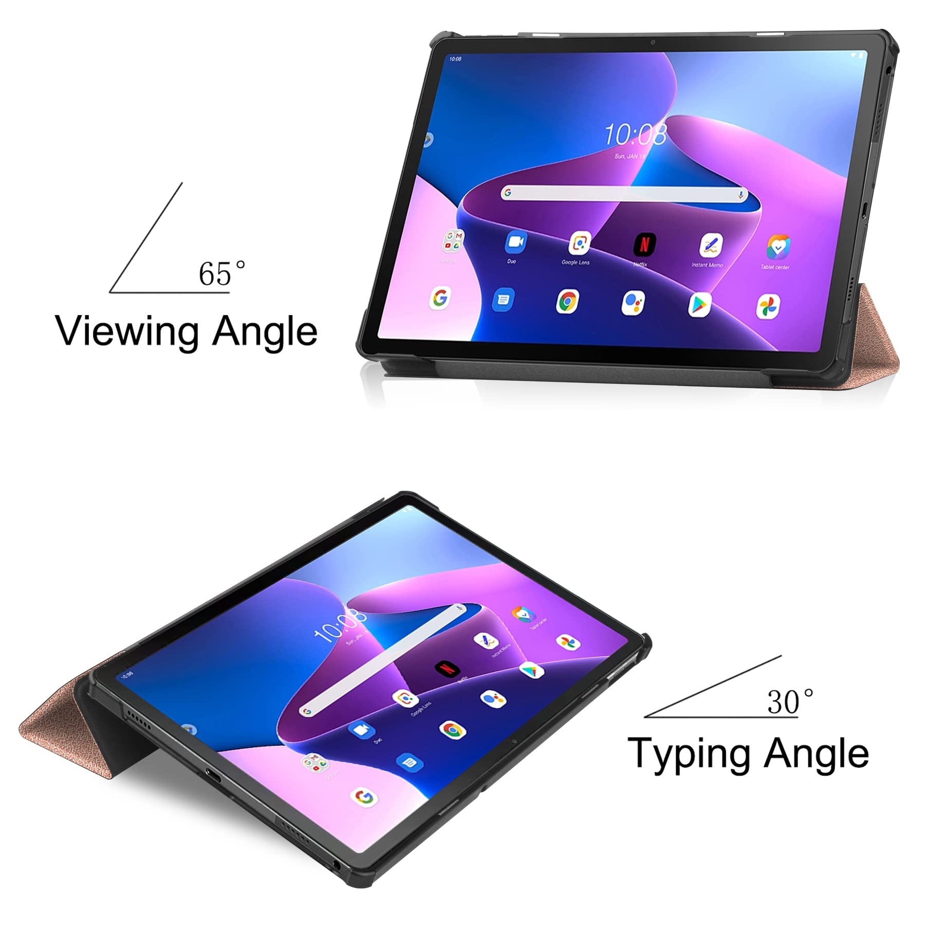 Amazon.co.jp: FOR Lenovo Tab M10 Plus (3rd Gen)10.6インチ 用の 三