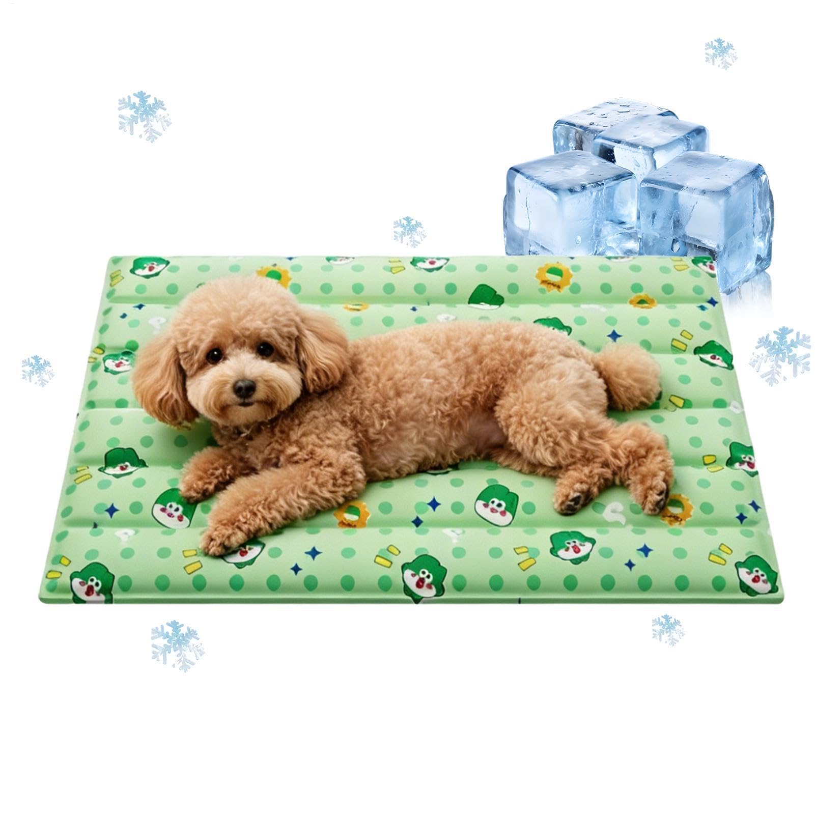 Alfombrilla de refrigeración para perros, gel impermeable y transpirable | Cama refrescante para mascotas, para verano, clima cálido, cachorros, gatos, suelo, sofá, coche, viajes, camping
