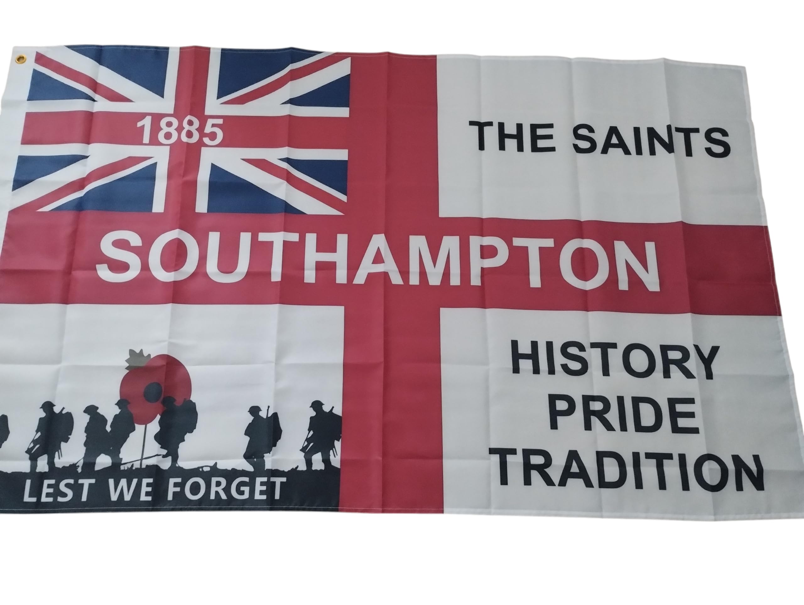 Southampton FC colours flag 5 x 3 saints
