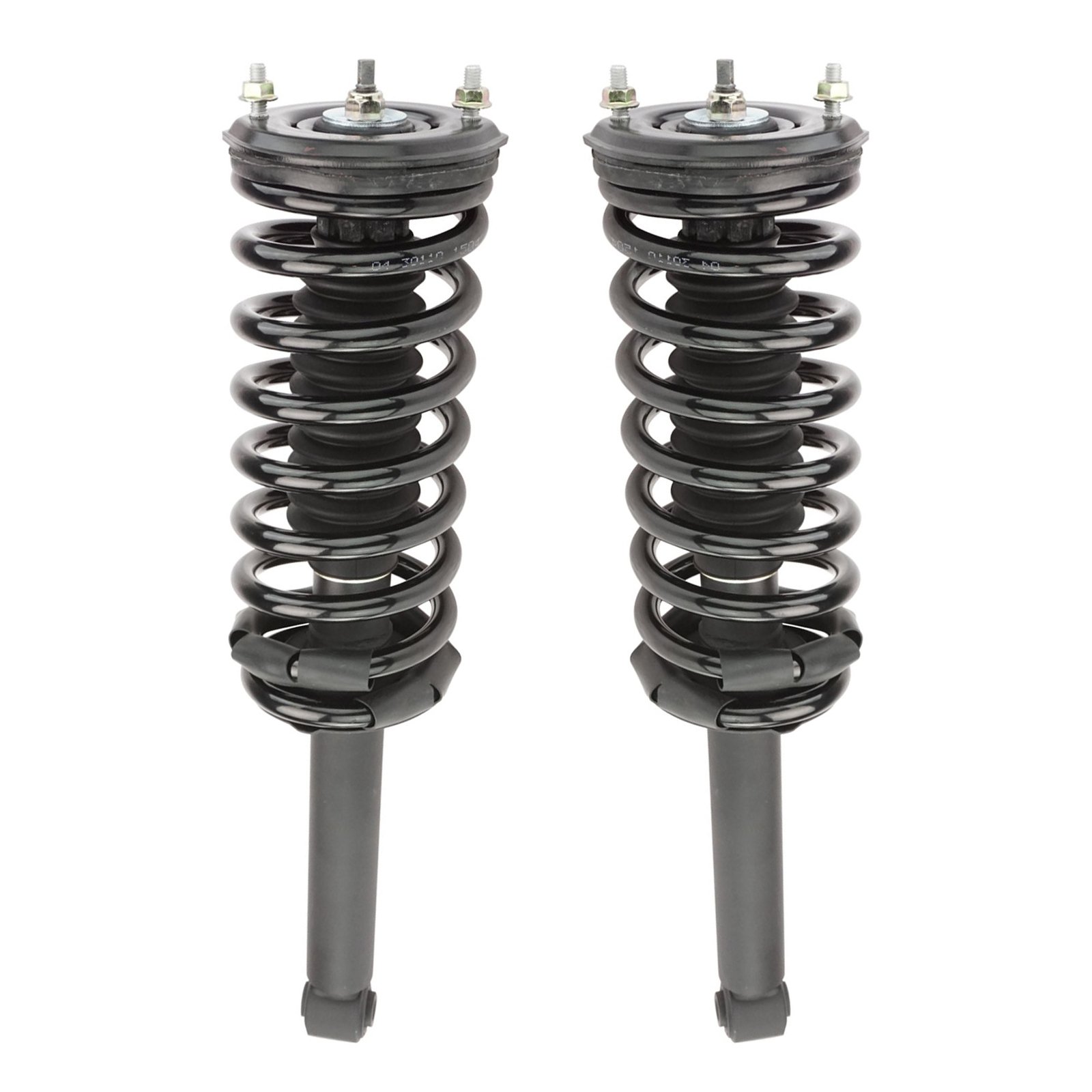 TRQ Rear Strut and Spring Assembly Set 2 Piece
