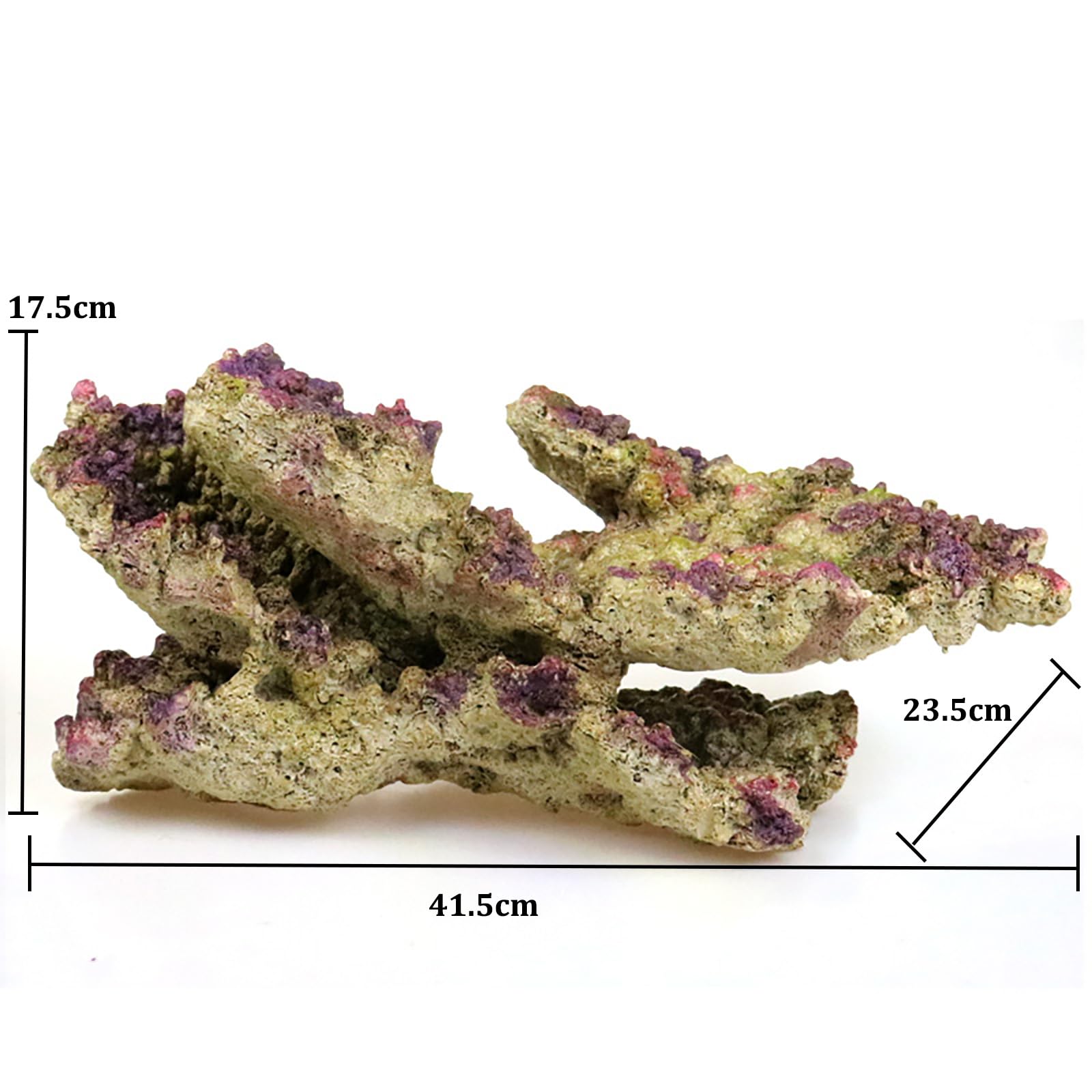 Decorazione per Acquario, Grotta di Roccia, simulata barriera corallina, fondale Marino, Decorazione per Acquario, per gamberetti, Habitat per rettili,Ab144