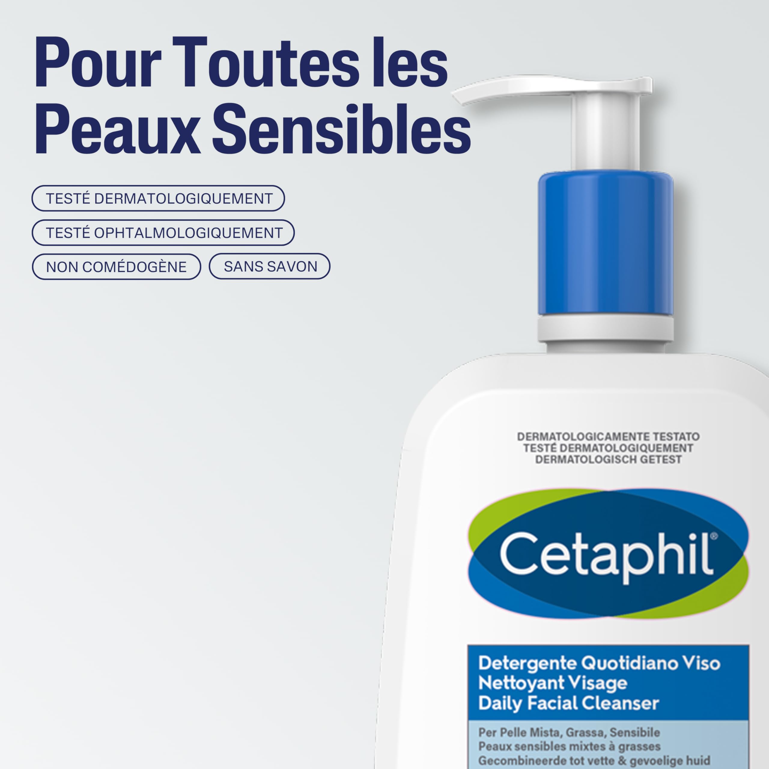 Cetaphil Detergente Quotidiano viso 237ml