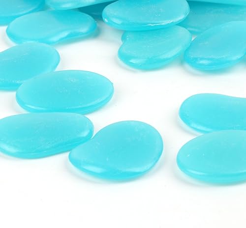 Miniatura 6 de Piedras que brillan en la oscuridad, guijarros brillantes, guijarros de jardín, rocas de grava brillantes, piedras decorativas para acuario, pecera,