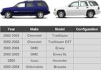 Vista 2 de ASTARPRO Kit de suspensión de 4 piezas de barras estabilizadoras traseras compatibles con Chevy Trailblazer EXT GMC Envoy XL Isuzu Ascender Olds