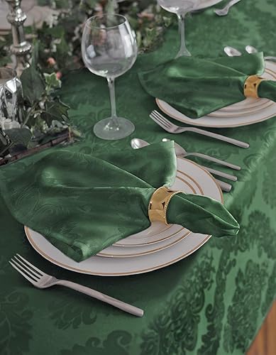 Miniatura 4 de Newbridge Barcelona - Manteles de tela de damasco, no planchables, antimanchas