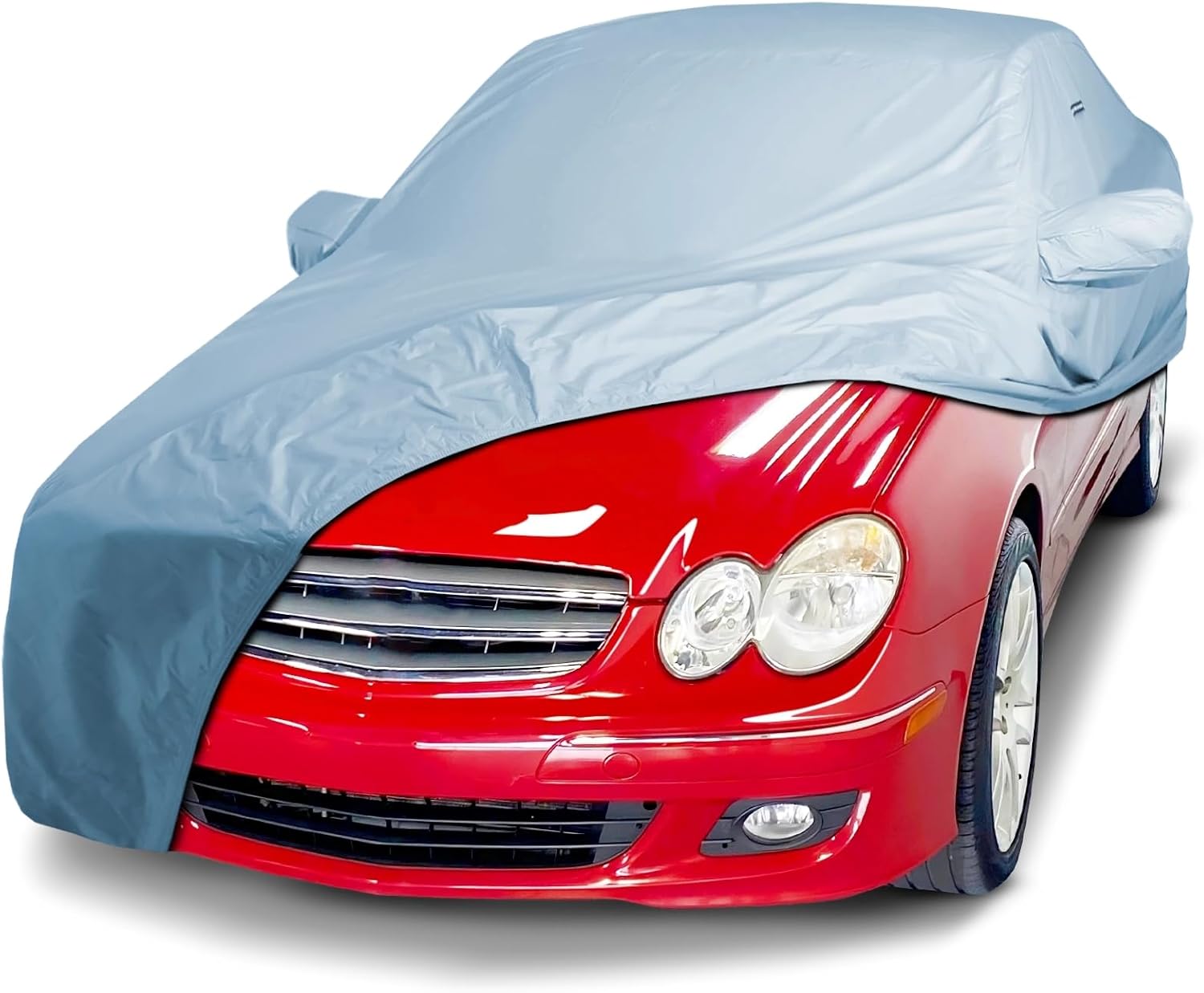 iCarCover Custom Car Cover for 1997-2009 Mercedes-Benz CLK-Class Waterproof All Weather Rain Snow UV Sun Hail Protector for Automobiles, Automotive Full Exterior Indoor Outdoor Car Cover