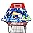 Portable Shopping Cart Cover, High Chair and Grocery Cart Covers for Babies, Kids, Infants & Toddlers, Attached Carry Bag (Simple Dinosaur)