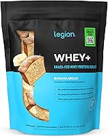 Vista 18 de LEGION Whey+ - Proteína aislada de suero de vacas alimentadas con pasto, sabor a chocolate, sin OMG, sin lactosa, sin azúcar, natural, 30 porciones