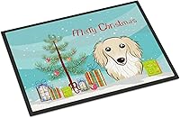 Vista 94 de Caroline's Treasures BB1449JMAT - Tapete de bienvenida de carlino negro, 24 x 36 pulgadas, tapete azul para puerta delantera, para interiores