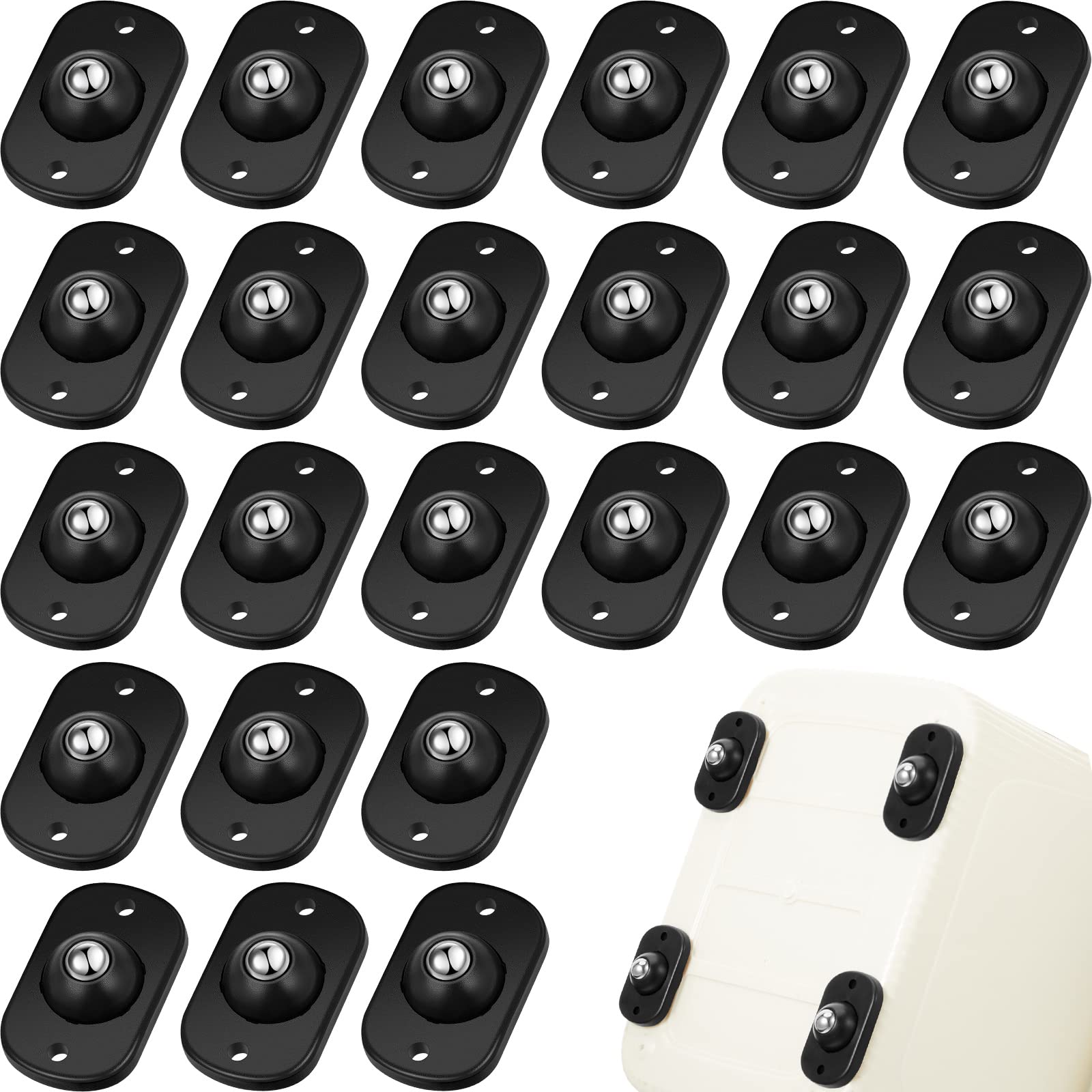 Honoson Self Adhesive Caster Wheels - Easy Furniture Moving -9