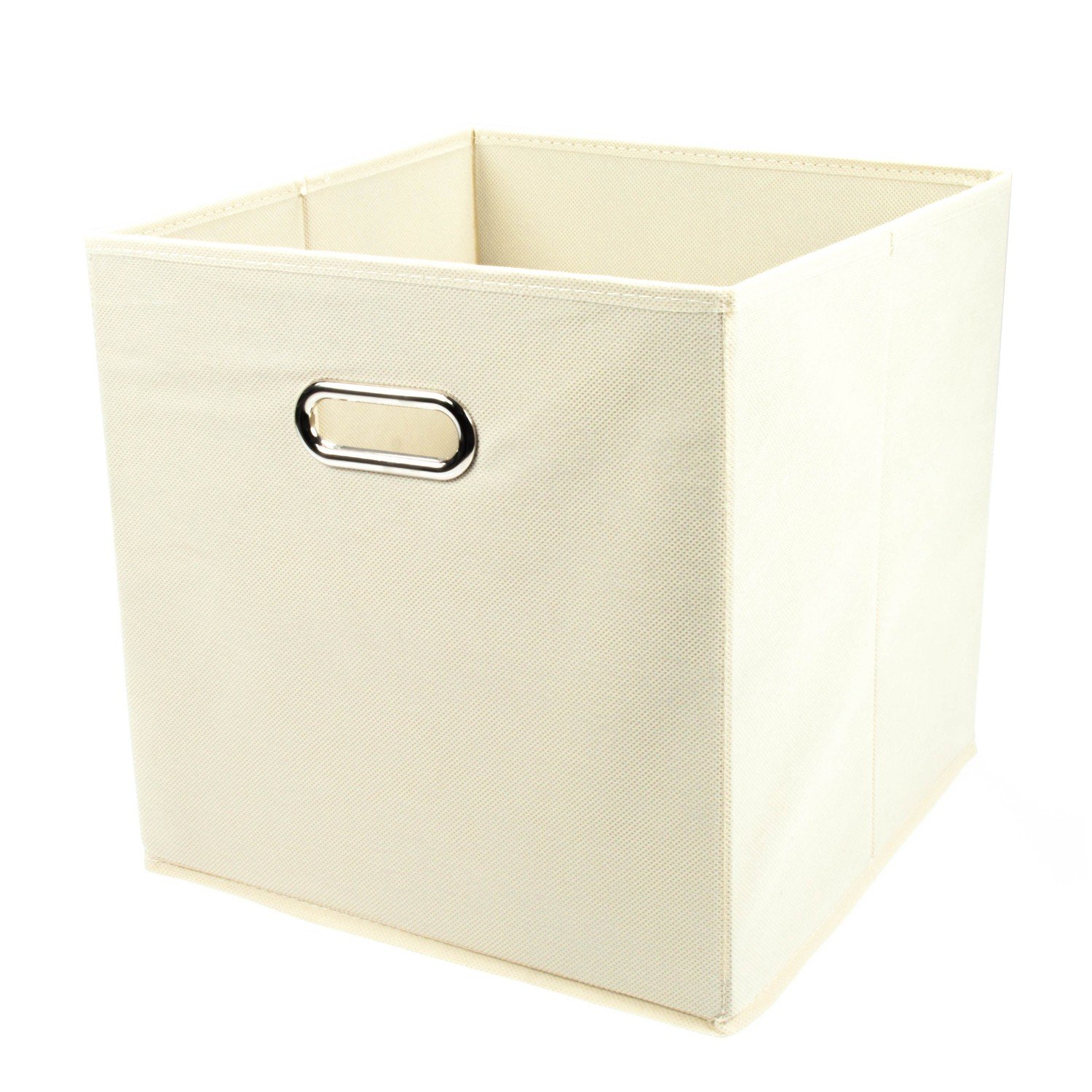 Zeller 32 x 32 x 32 cm Storage Box, Beige/Fleece