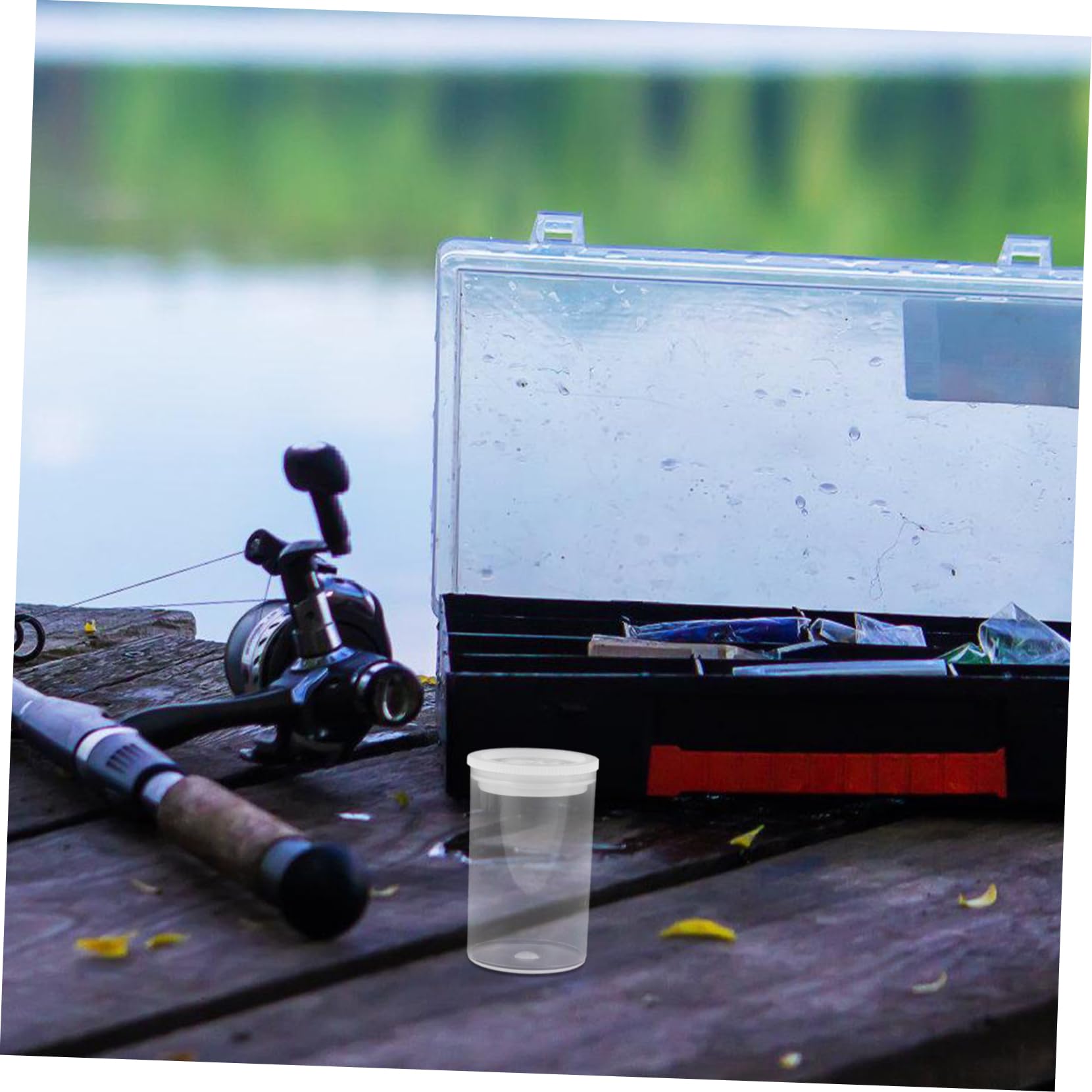 Uonlytech 120pezzi Canister Per Pellicole Plastiche Con Coperchi Contenitori Per Film Fotografia e Attività All