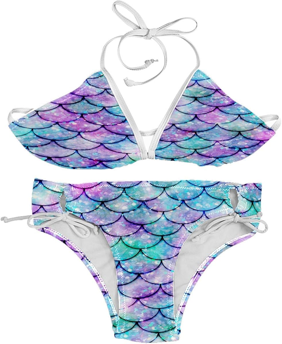Bikinis Mermaid Scales Colorful Bikini Swimsuit for Women