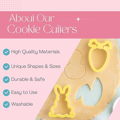 Miniatura 2 de Cookie Cutter Kingdom - Cortadores de galletas - Molde cortador de galletas perfecto para pasteles, galletas y sándwiches (paquete de 4 unidades)