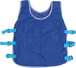 HURRISE Colete de gelo, casaco frio do corpo, ajuste da tensão Chinlon nylon alívio do calor arrefecimento frio colete para homens verão inchaço