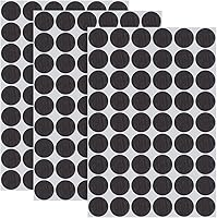 Vista 9 de 162 calcomanías autoadhesivas de PVC para agujeros de tornillo, 3 hojas de plástico, cubierta texturizada a prueba de polvo e impermeable, 0.827 in