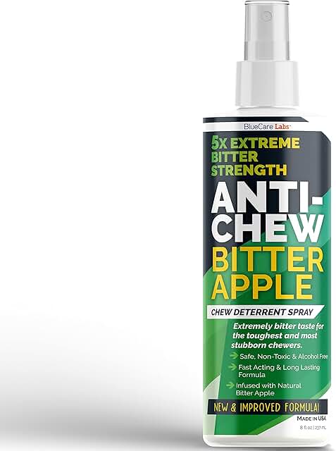 BLUECARE LABS Bitter Apple Spray for Dogs to Stop Chewing - Dog Spray to Prevent Chewing - The Best Pet Corrector Spray fo...