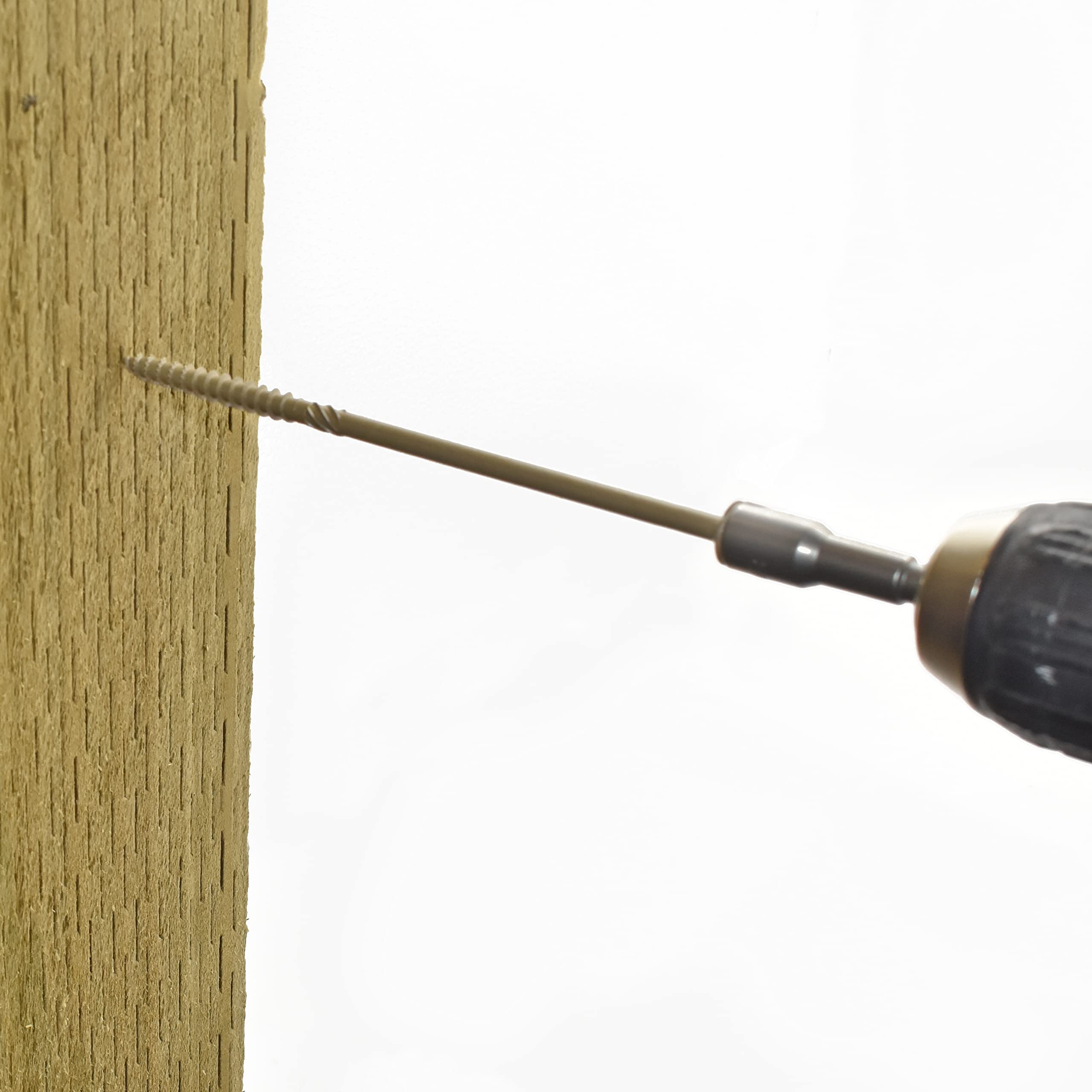100, 200 mm Timberfix Plus ?ruby do spania z ?bem sze?ciok?tnym Timberlok Deck Landscape