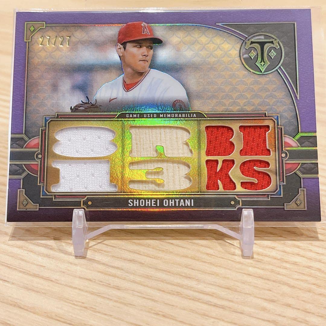 Amazon.co.jp: 大谷翔平27枚 TOPPS レリックカード メモラビリア