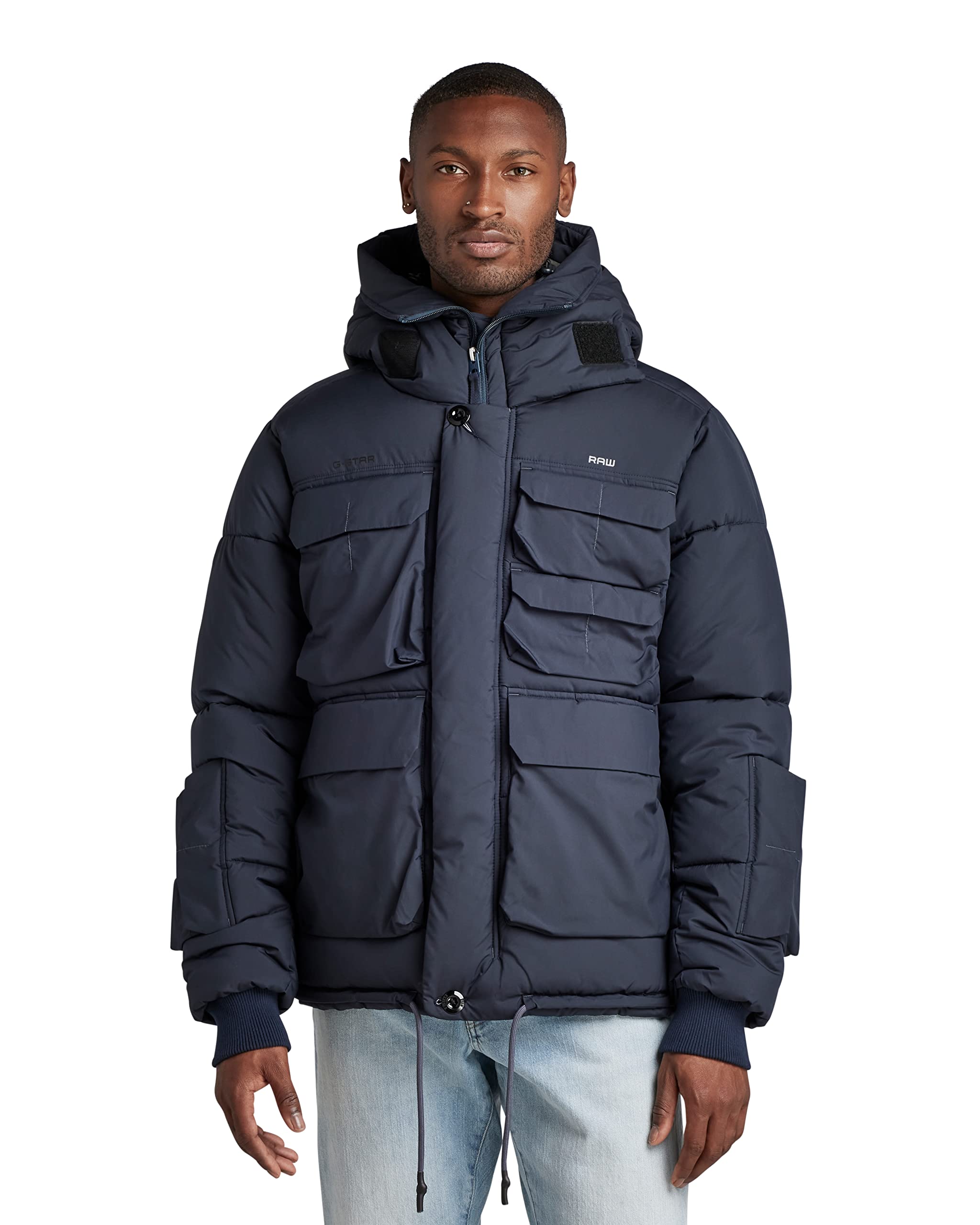 G-STARMen's Field Hooded Puffer Jacket Jacket