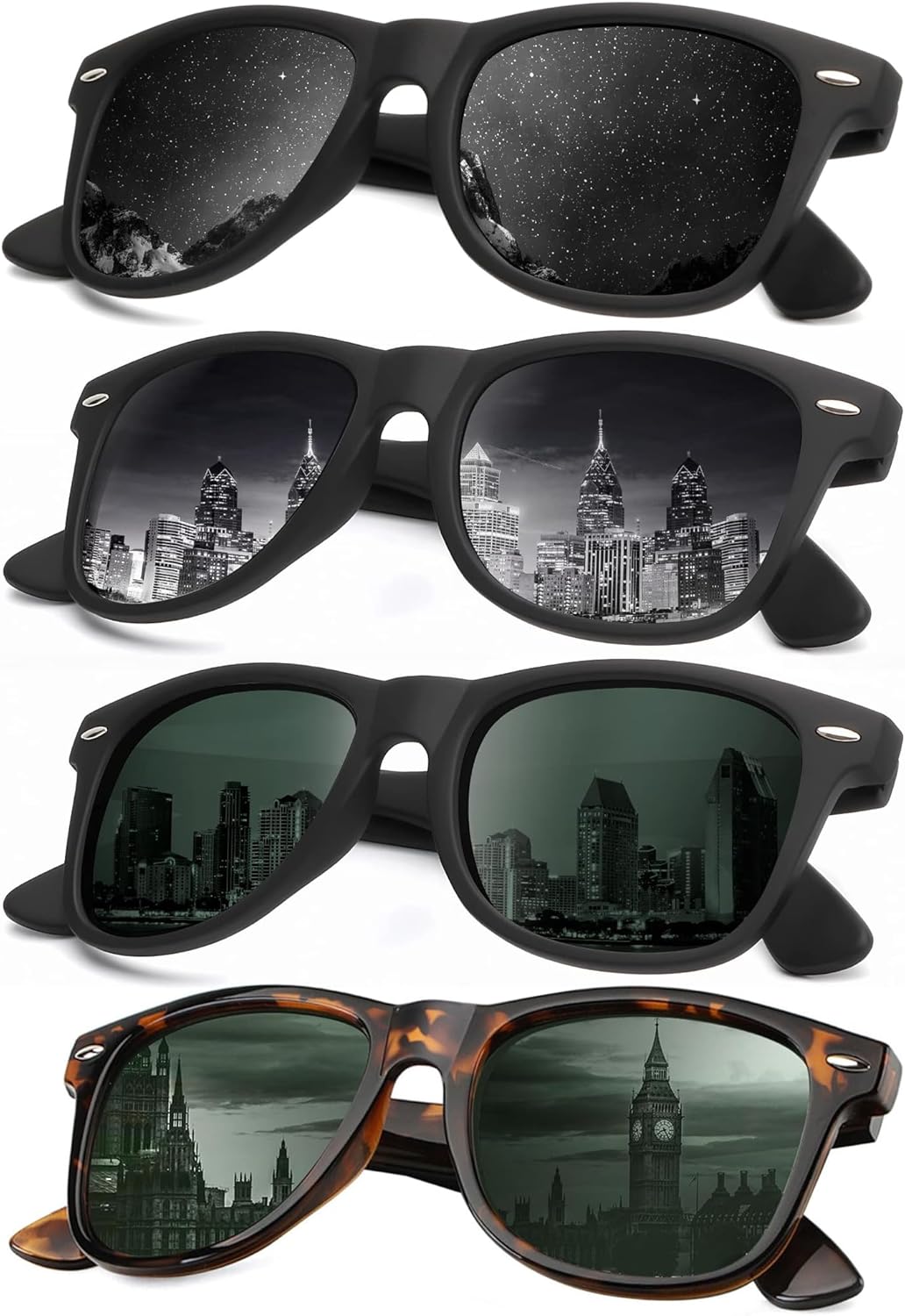 KALIYADI Sunglasses Men Polarized for Mens and Womens Unisex Sun Glasses for Driving UV Protection