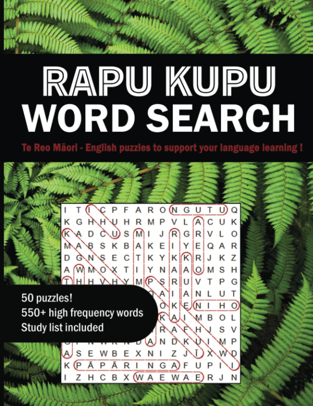 Rapu Kupu - Te Reo Māori Word Search Puzzles: Fun puzzles to support your Te Reo learning journey