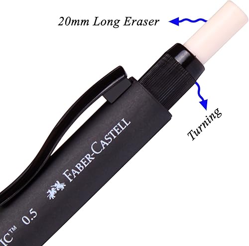 Miniatura 3 de Faber-Castell portaminas poly matic automática 05mmde largo Negro de goma