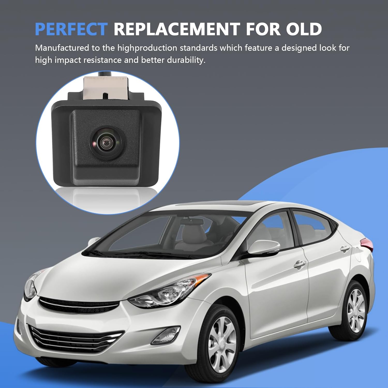 Back Up Camera Compatible with Elantra 2014-2016 Wide Angle Park Assist Reverse Camera 957503X410