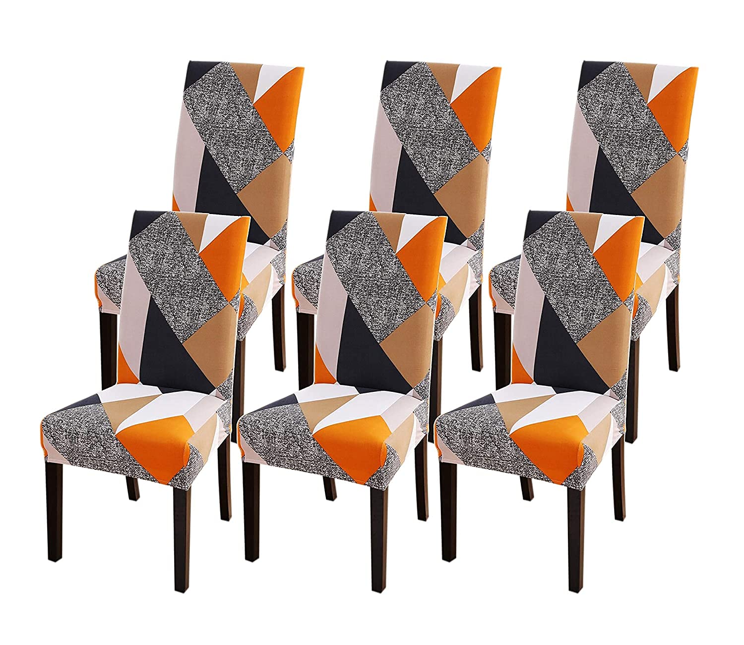 Miappi Home Furnishings Elastic Chair Cover Stretchable Washable Dining