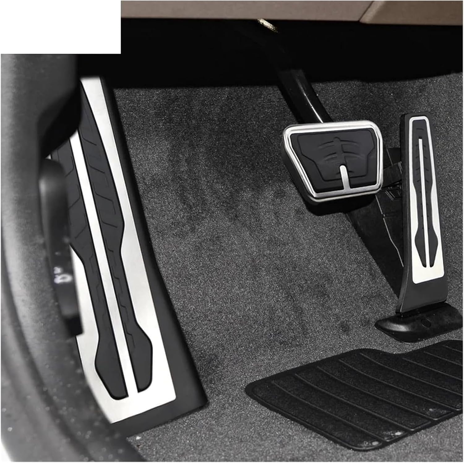 車のペダル 用のビー・エム・ダブリュー 5シリーズ G30 G31 2017-2024用 ステンレススチール製ペダル フットレスト