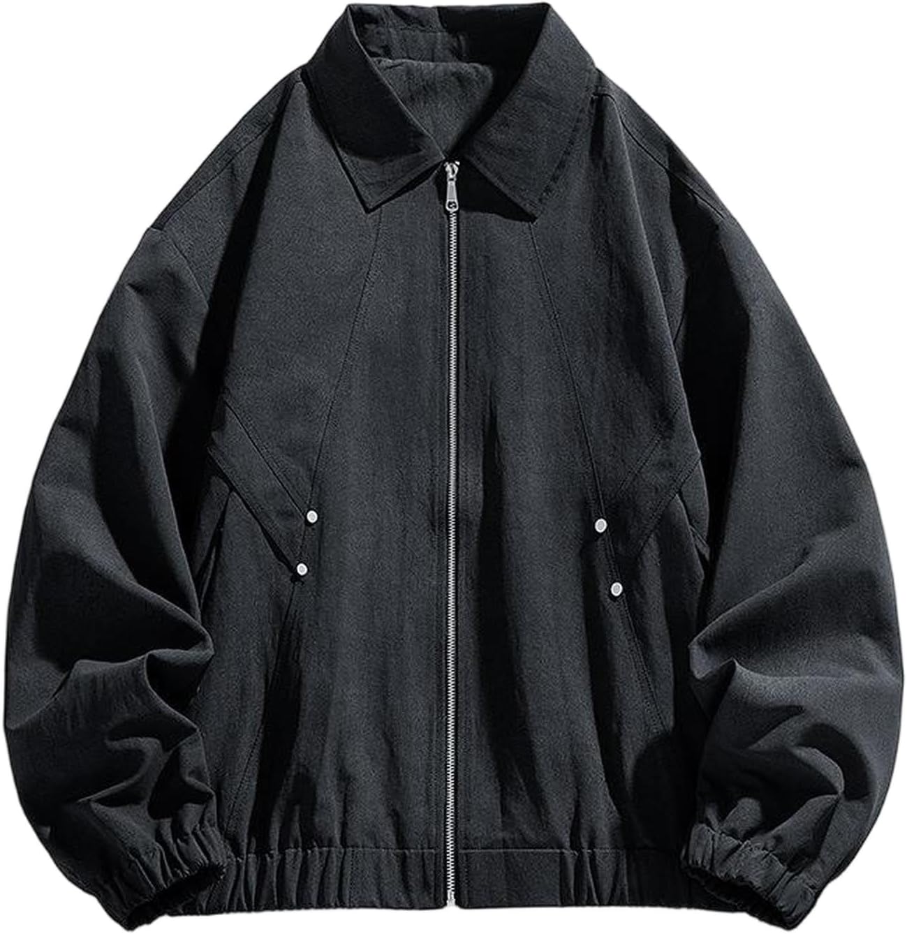 Men's Lightweight Windbreaker Jacket Casual Zip Up Outdoor Varsity Jackets Patchwork Vintage Y2K Outerwear, L-4XL