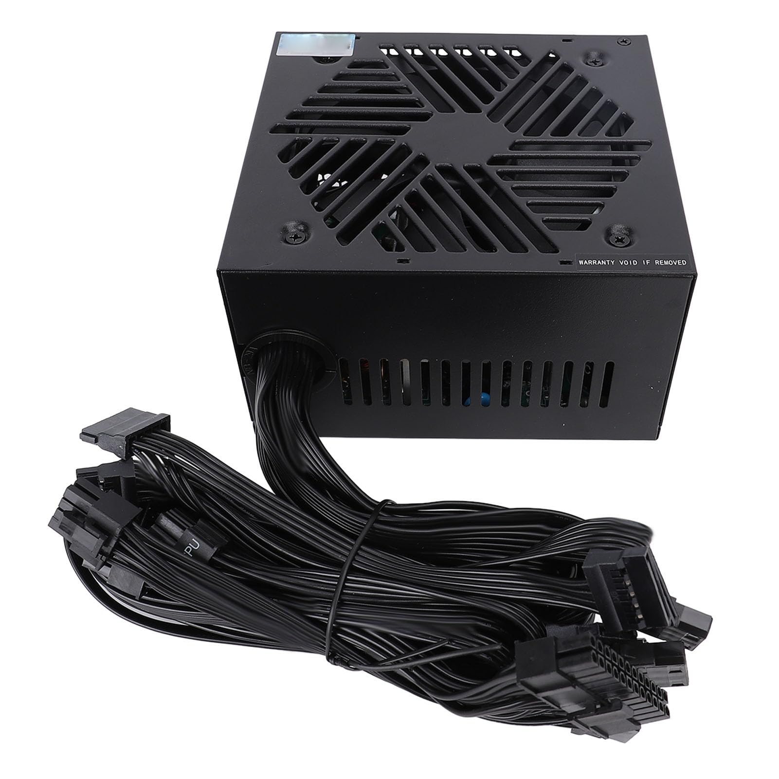 Fuente Alimentación ATX, 600W 80+ Gold Fuente Alimentación para Computadora ATX PSU con Ventilador 120 Mm con Control Térmico Automático, para PC Juegos y Tarjetas Gráficas
