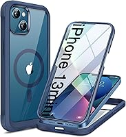 Vista 108 de Miracase Funda magnética para iPhone 15 Pro Max de 6.7 pulgadas [compatible con Magsafe], funda de cuerpo completo a prueba de caídas para iPhone 15