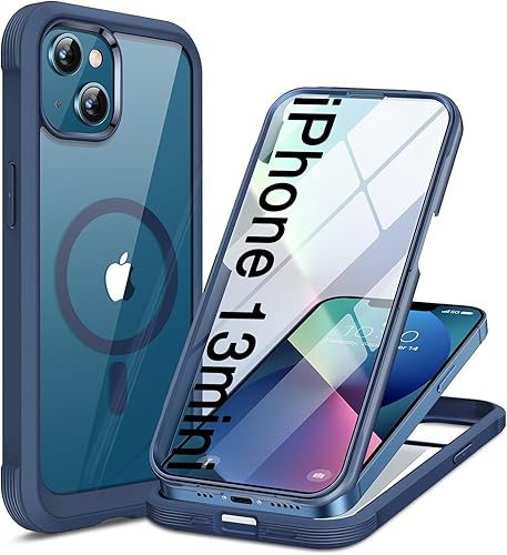 Miniatura 108 de Miracase Funda para iPhone SE de 3ª/2ª generación 2022 2020 de cuerpo completo con protector de pantalla de vidrio integrado, resistente protección