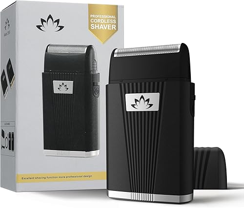 Afeitadoras calvas de aluminio para hombres, maquinilla de afeitar eléctrica de motor potente, afeitadoras de cabeza, recortadora de barba de papel