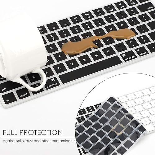 Miniatura 5 de Allinside Funda negra para teclado Apple Magic (MLA22LLA) con diseño de EE. UU