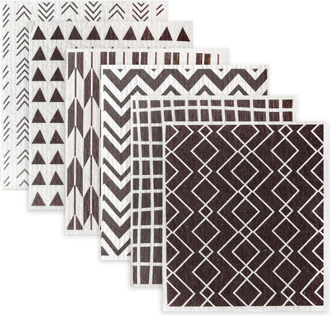 Swedish Dishcloth Set of 6,...