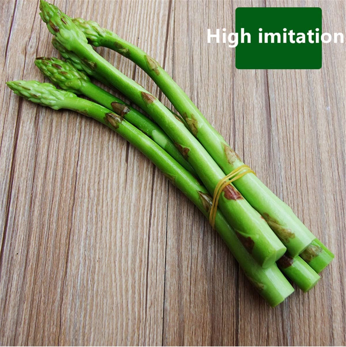 Zzooi 5PCS Artificial High Simulation Asparagus Asgus Display Props Cabinet Showcase Decoration
